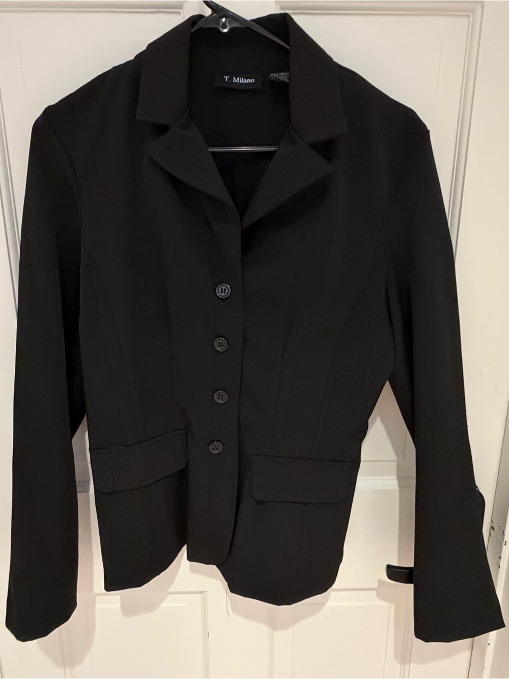 T. Milano Black Women's Blazer - Picture 2 of 7